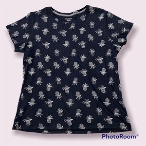 Nautica Pineapple T-Shirt Large